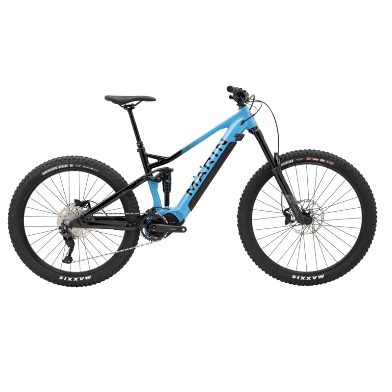 Marin Alpine Trail E Electric Mountain Bike in Blue/Black